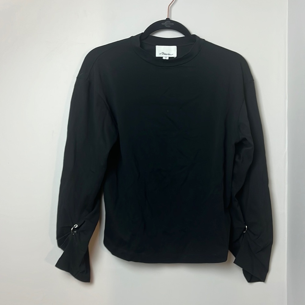 3.1 Phillip Lim slit open back sweater top